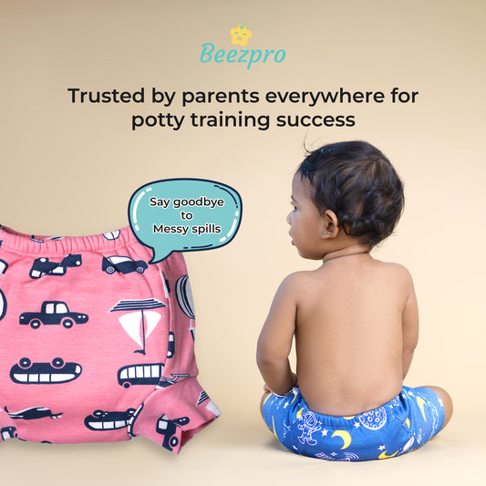 (Pack of 2) Beezpro Snug Fit Padded Underwear (Mixed Colors Only)