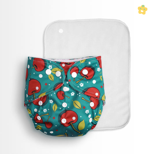(Pack of 5) Reusuable cloth diapers (Mixed Colours Only)