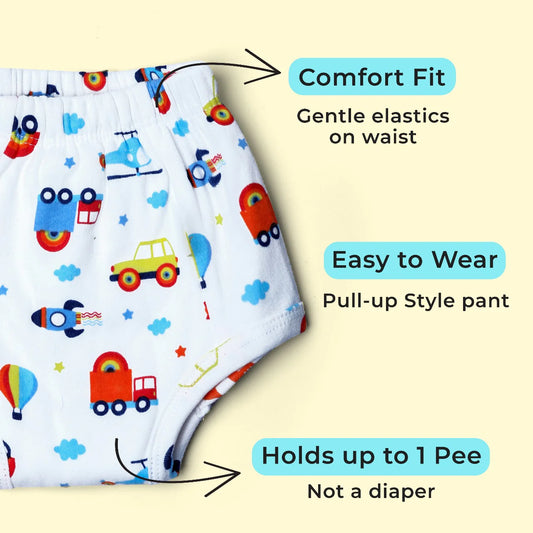 (Pack of 2) Padded Underwear (Mixed Colors Only)