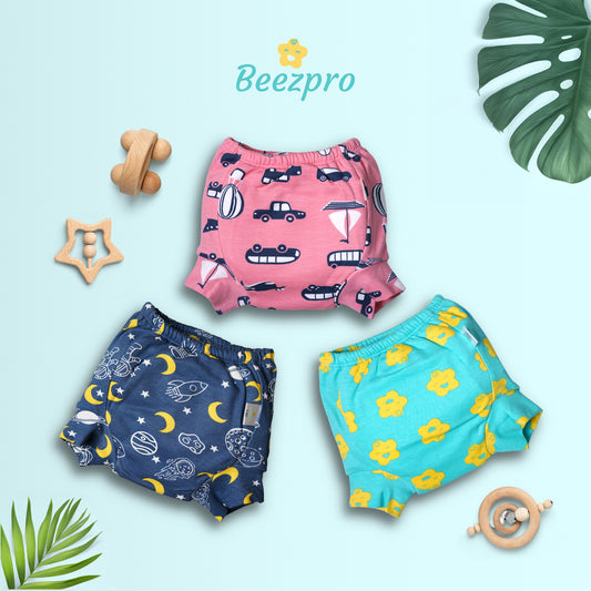 (Pack of 2) Beezpro Snug Fit Padded Underwear (Mixed Colors Only)