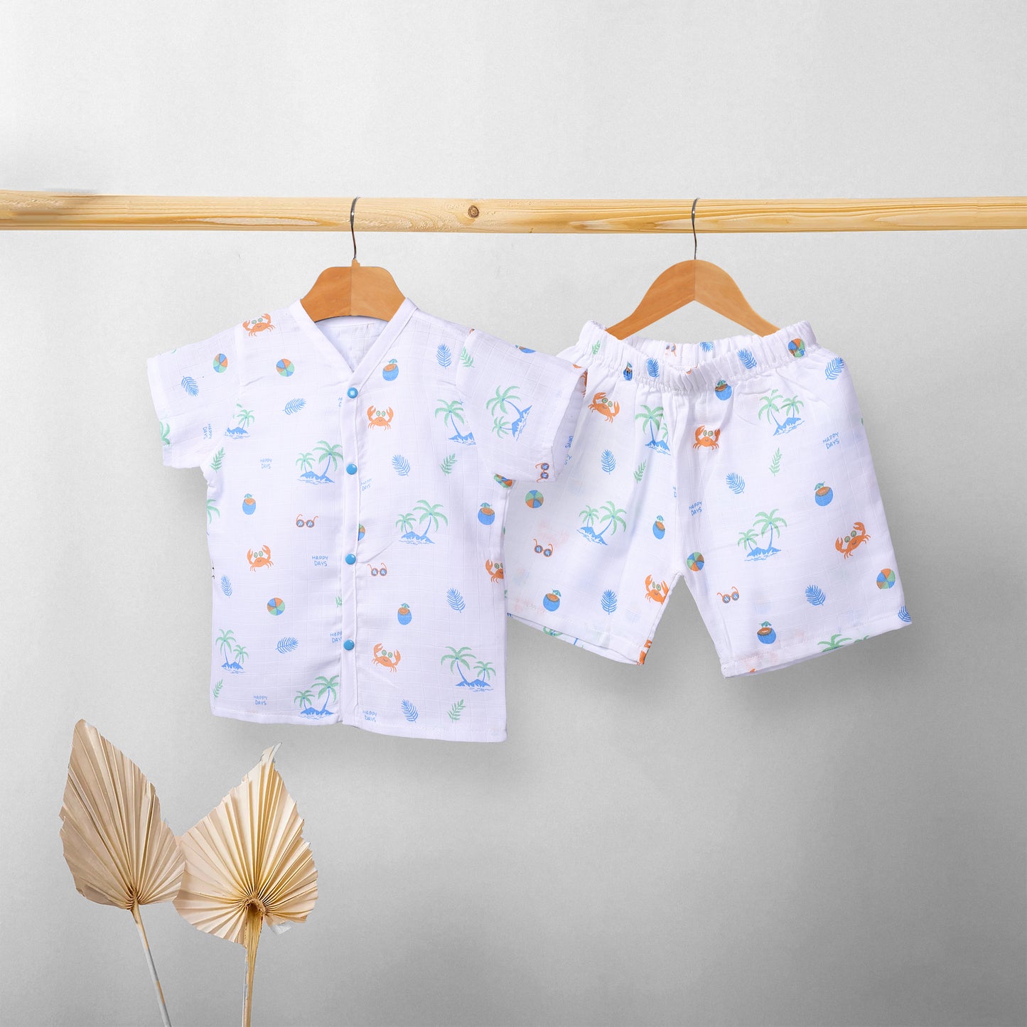 Pack of 3 Organic Cotton Unisex Co-Ord sets (Mixed colours Only)