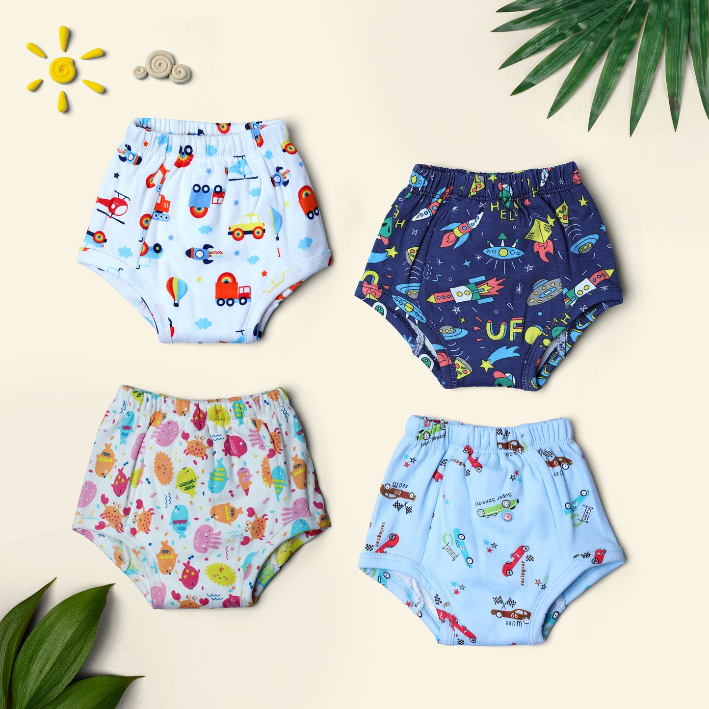 Padded Underwear (Mixed Colors Only)