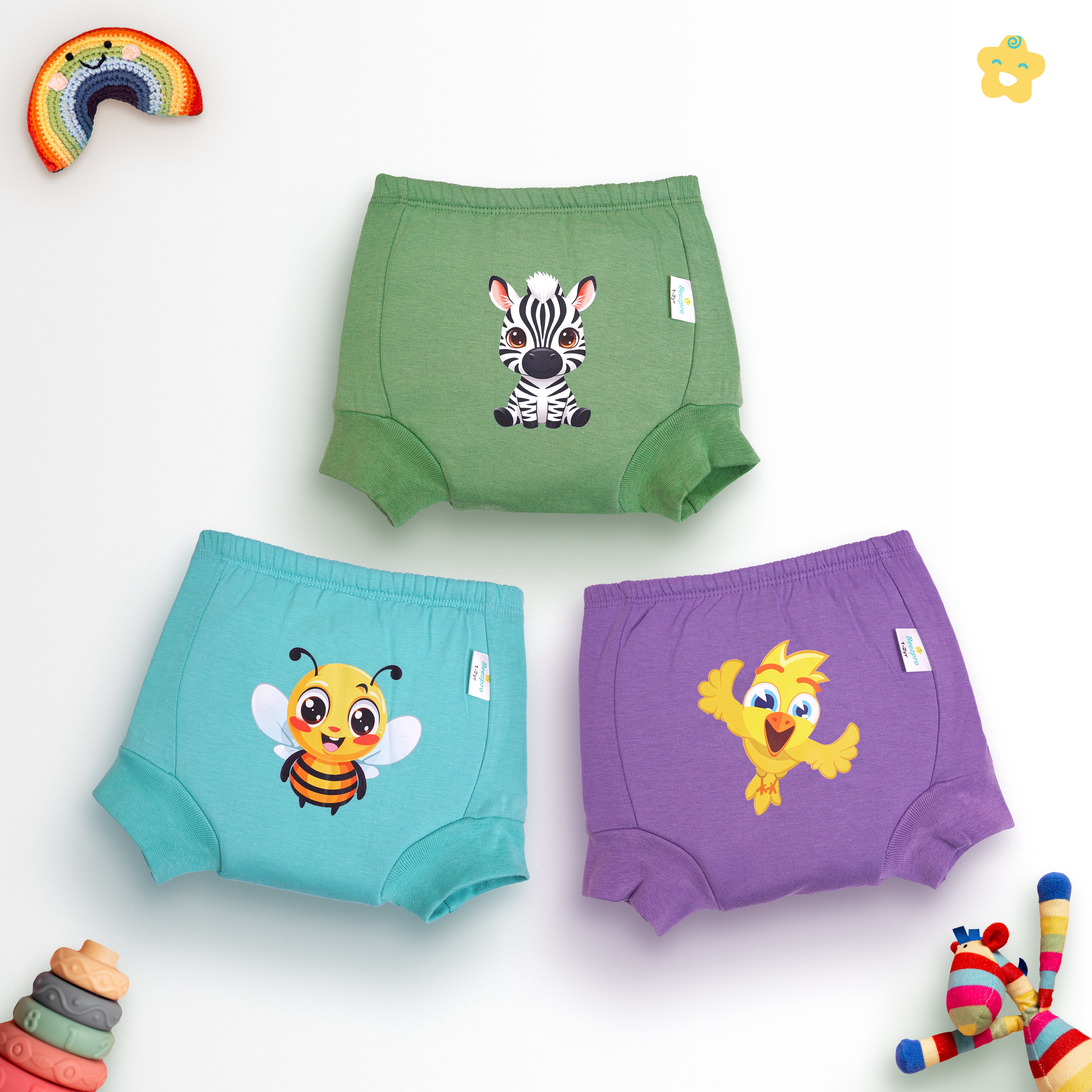 Beezpro Snug Fit Padded Underwear (Mixed Colors Only)