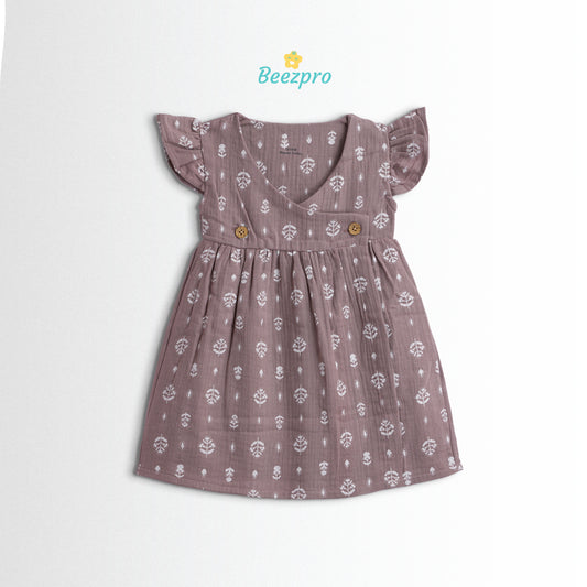 Organic Cotton Muslin Frock – Cocoa Tales