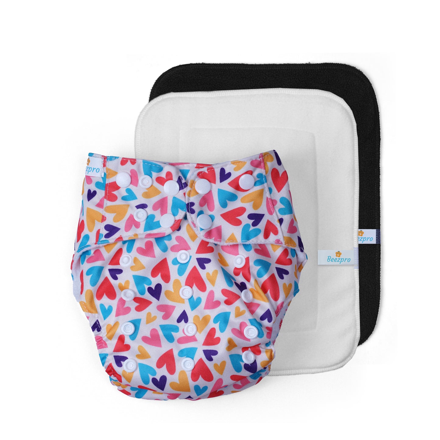 (Pack of 7) Reusuable cloth diapers