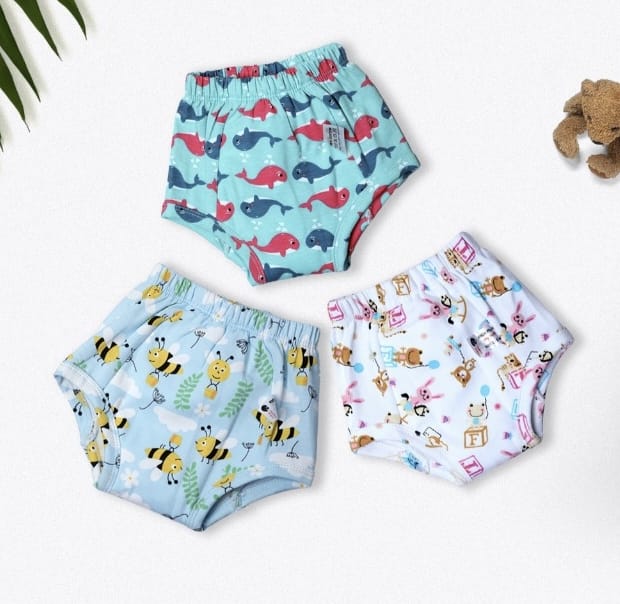 (Pack of 12) Padded Underwear (Mixed Colors Only)