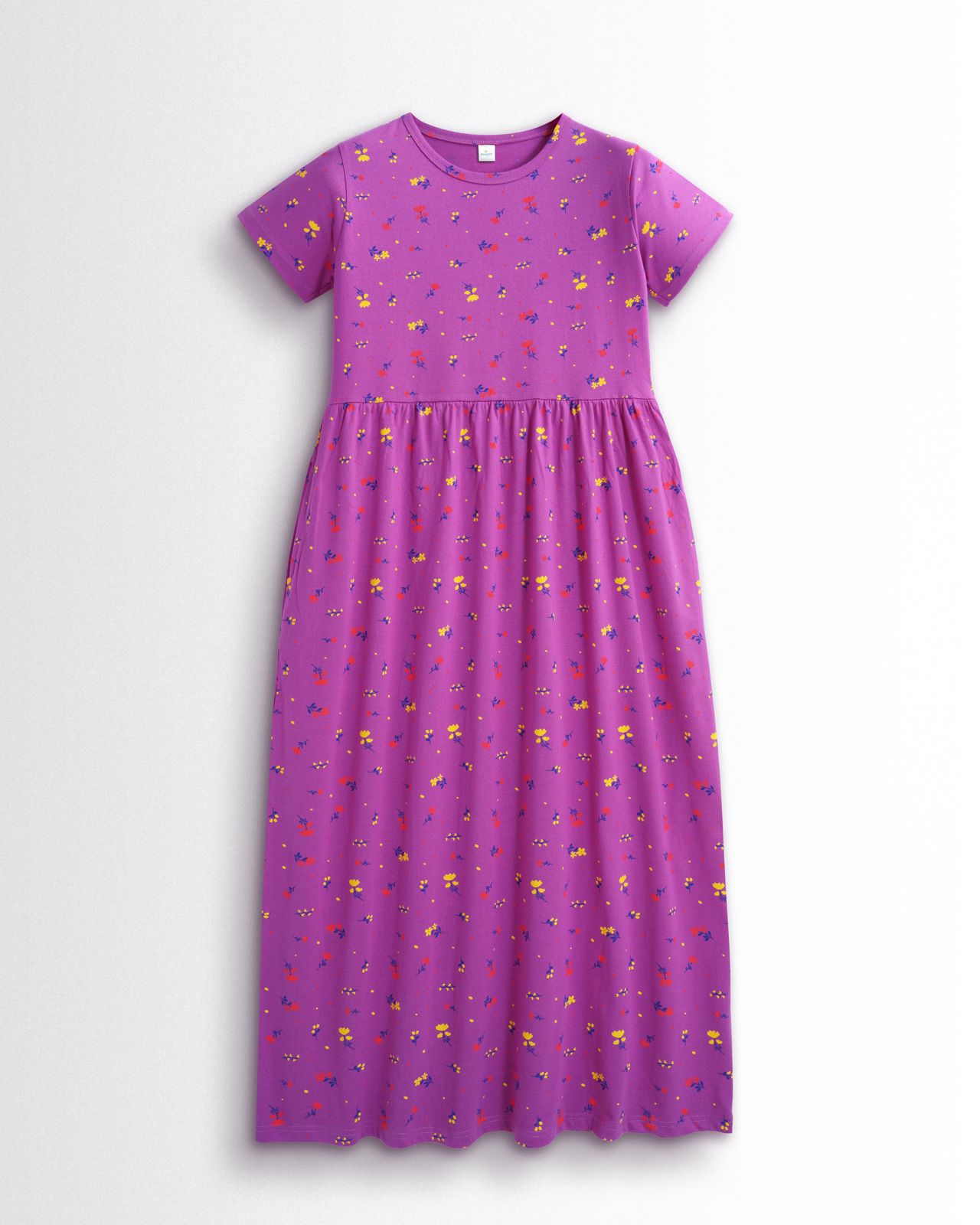 Purple Blossom Non-Feeding  Dress | Soft Cotton Wear